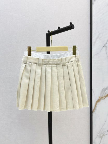 Miu 25ss pleated skirt