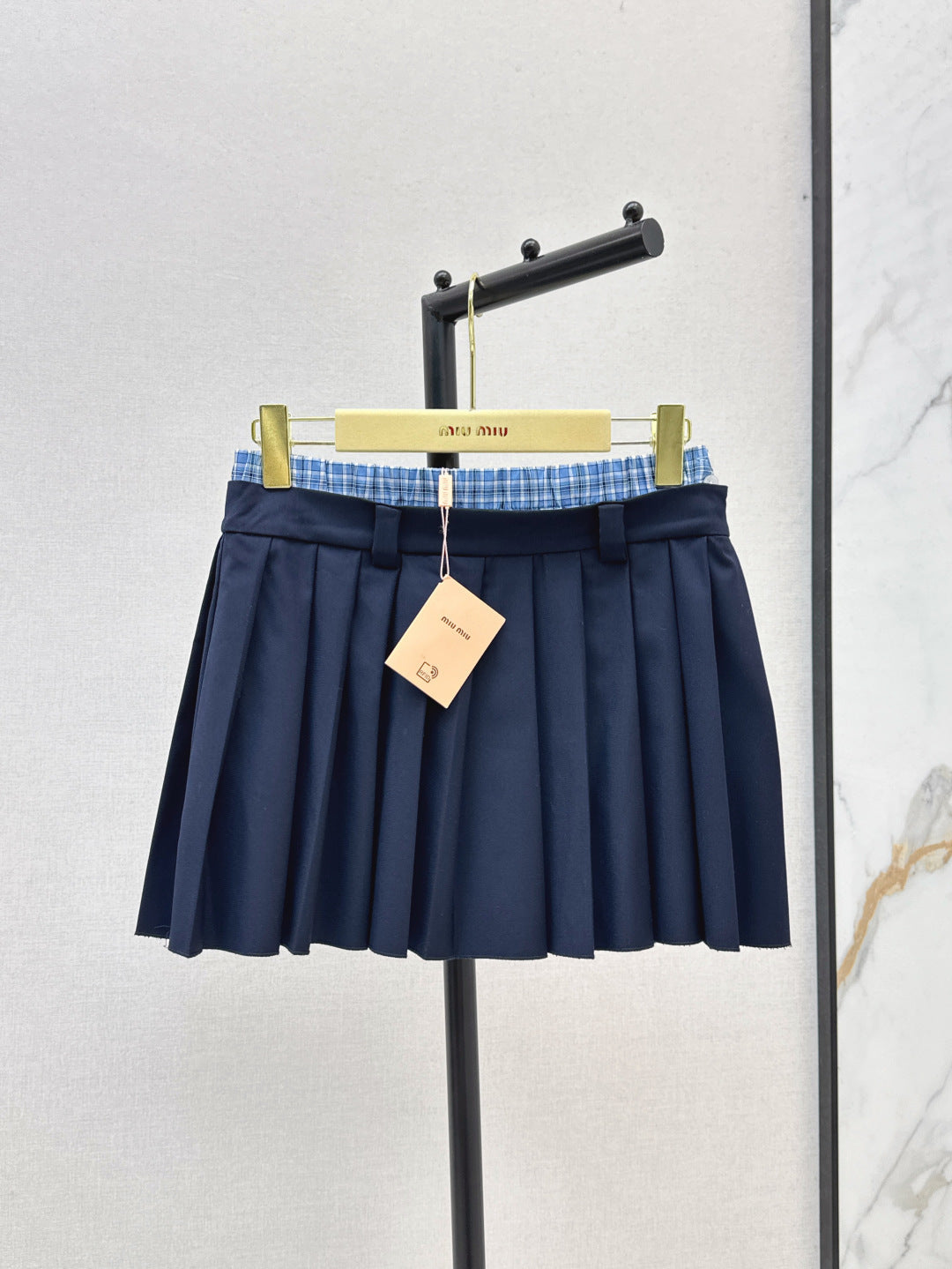 Miu 25ss pleated skirt