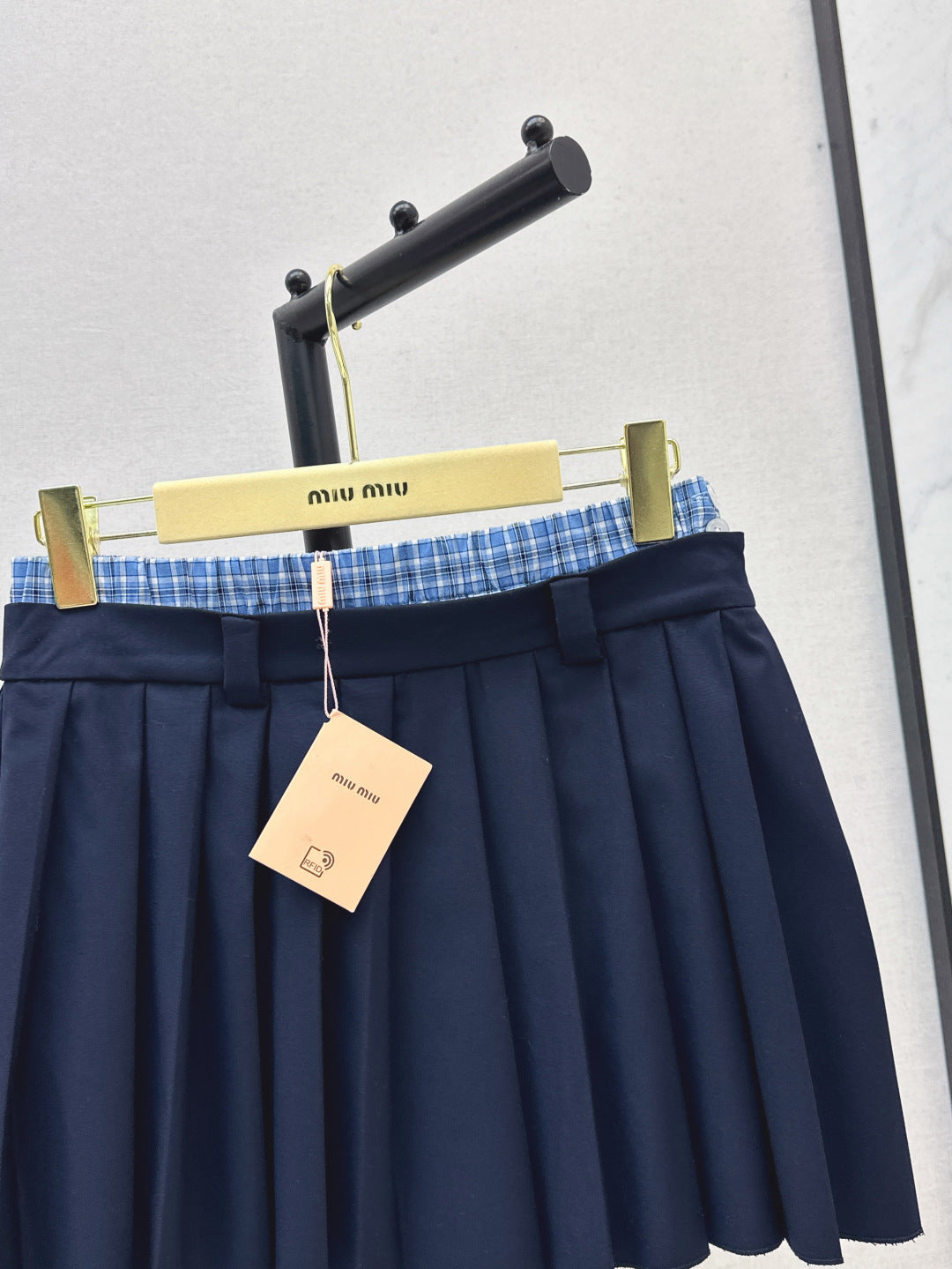 Miu 25ss pleated skirt