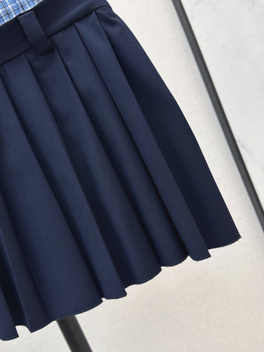 Miu 25ss pleated skirt