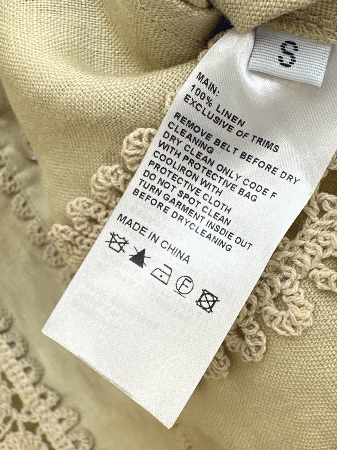 Zimm 25ss Linen lace shirt