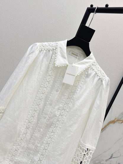 Zimm 25ss lace shirt