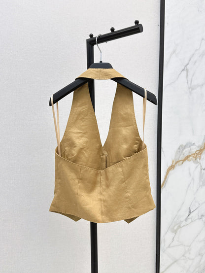 Max 25ss linen vest