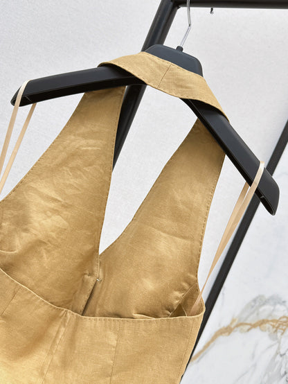 Max 25ss linen vest