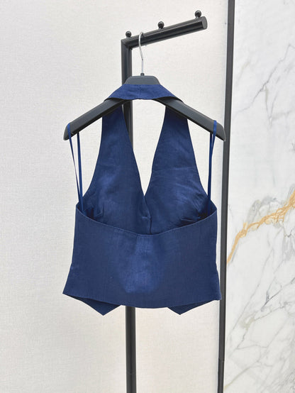 Max 25ss linen vest