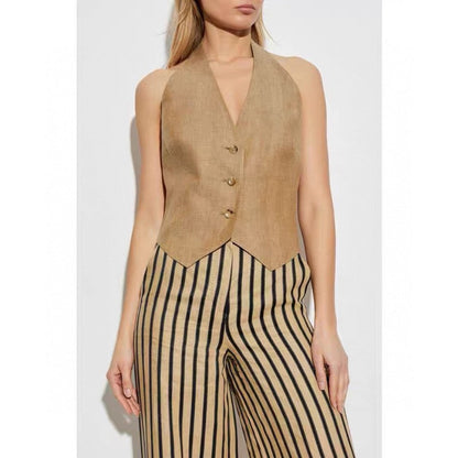 Max 25ss linen vest