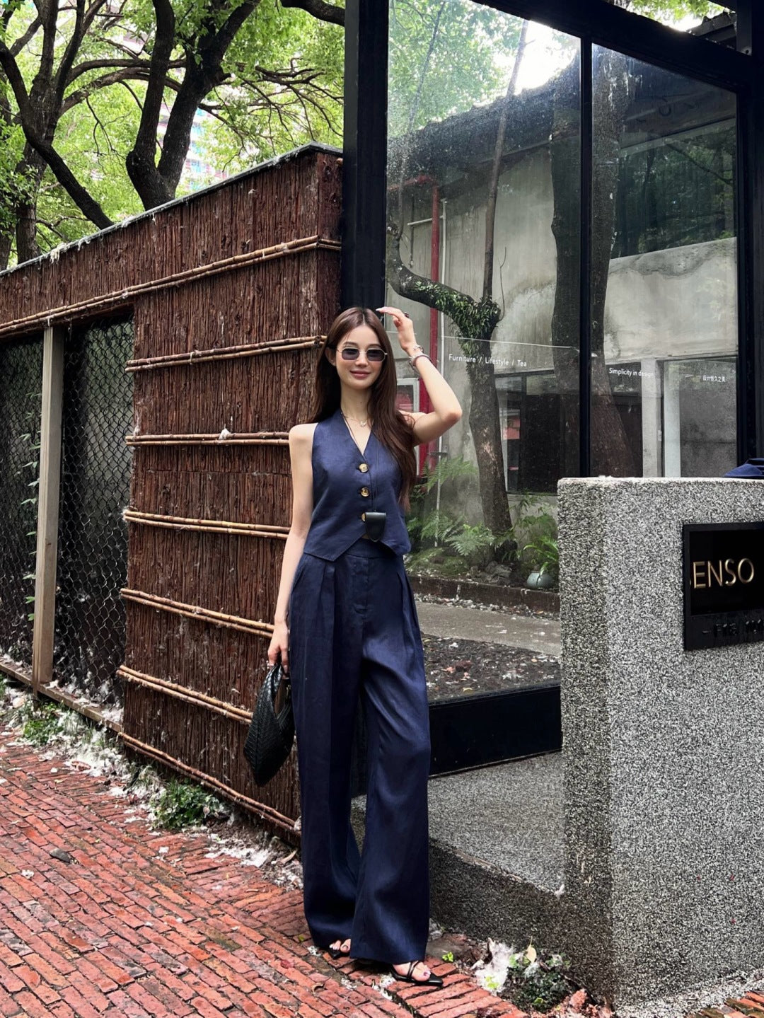 Max 25ss linen vest