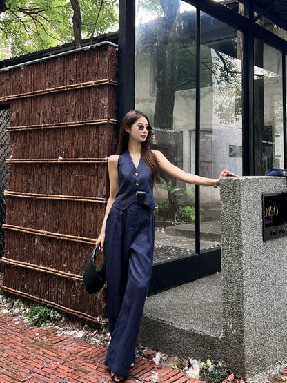 Max 25ss linen vest