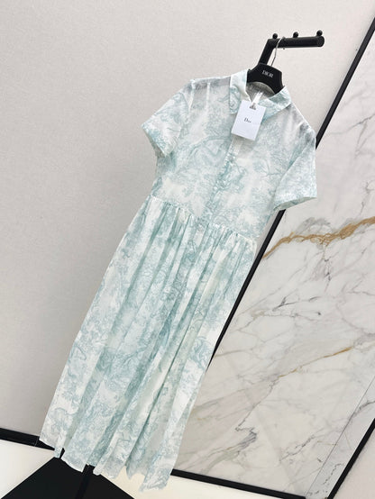 CD 25SS print dress