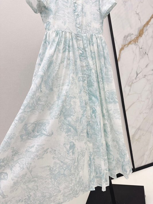 CD 25SS print dress