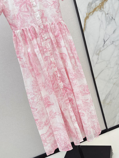 CD 25SS print dress