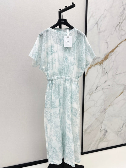CD 25SS print dress