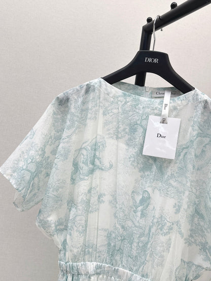 CD 25SS print dress