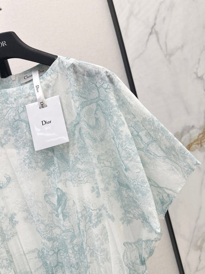 CD 25SS print dress