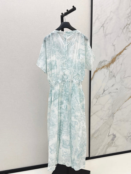 CD 25SS print dress