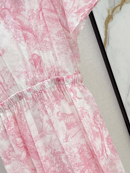 CD 25SS print dress