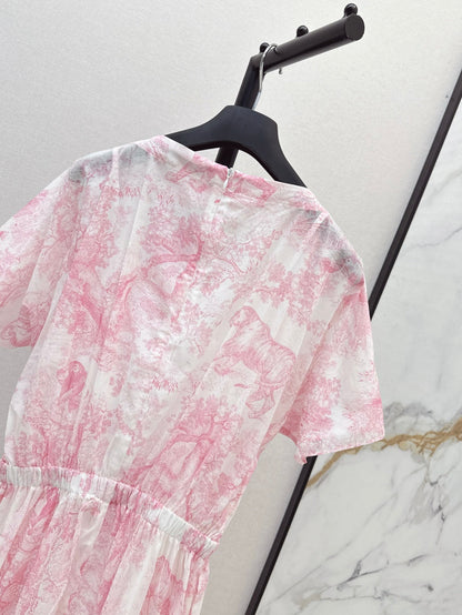 CD 25SS print dress