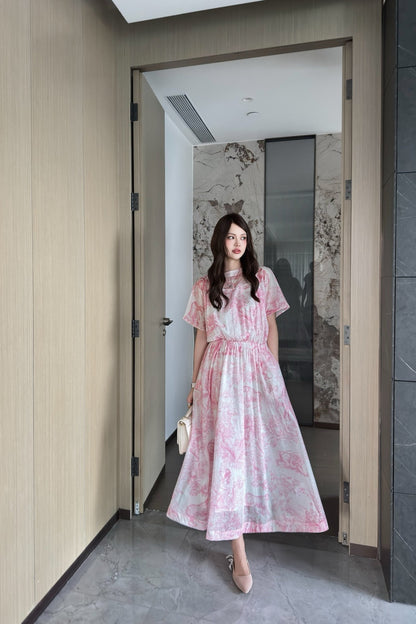 CD 25SS print dress