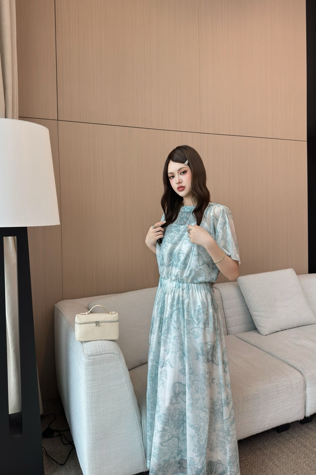 CD 25SS print dress