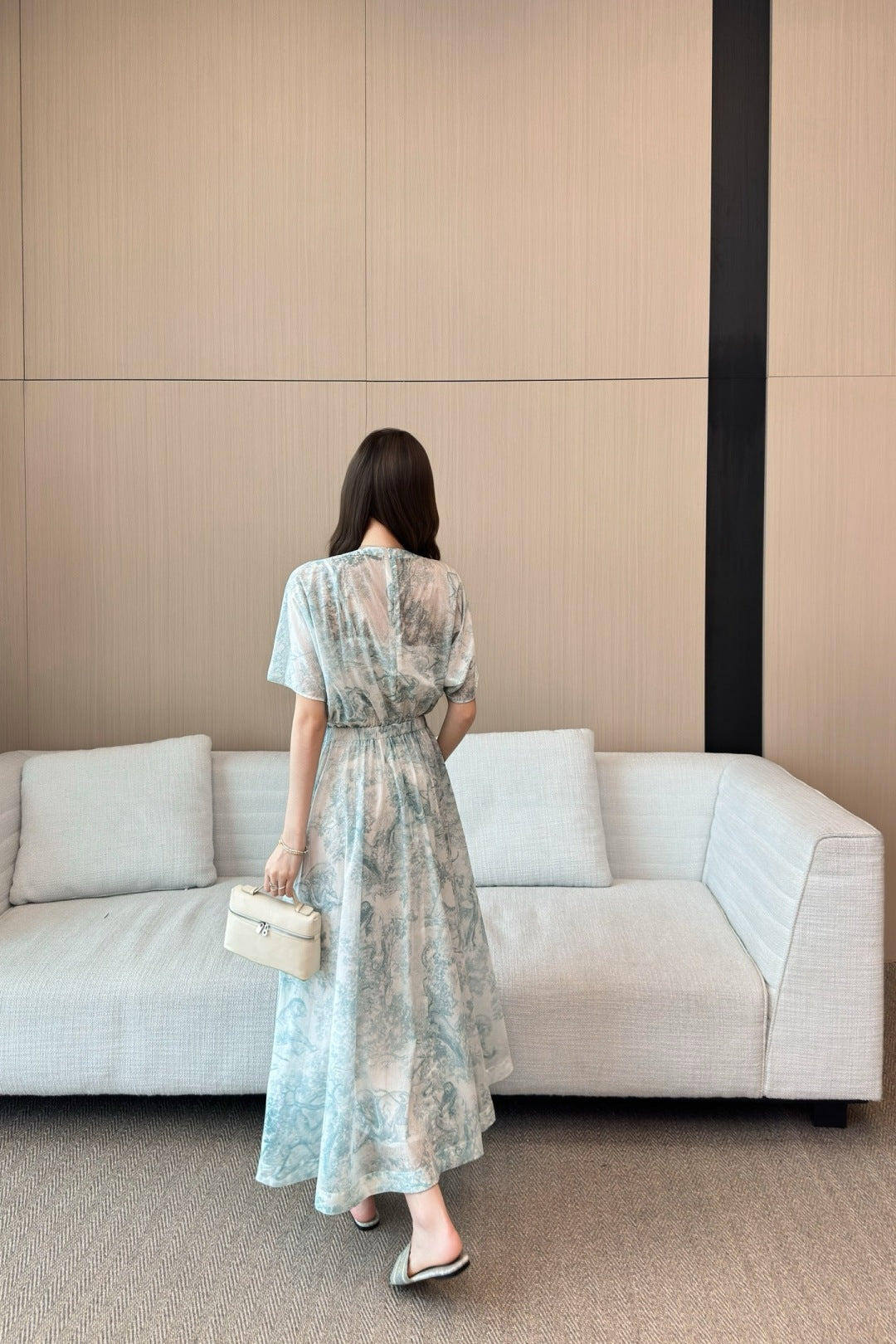 CD 25SS print dress
