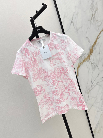 CD 25SS print t-shirt