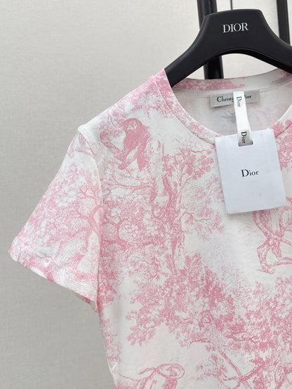 CD 25SS print t-shirt
