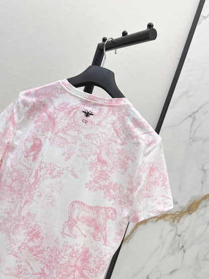 CD 25SS print t-shirt