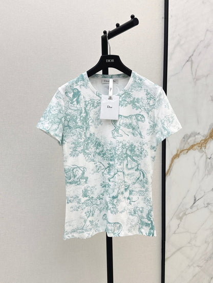 CD 25SS print t-shirt