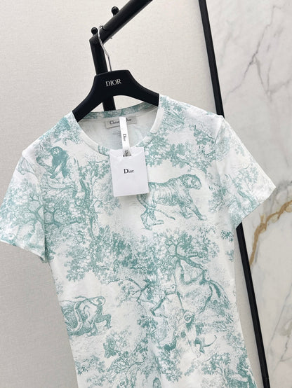 CD 25SS print t-shirt