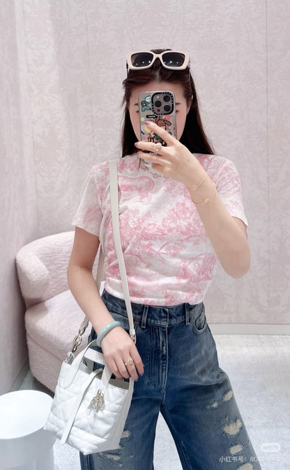 CD 25SS print t-shirt