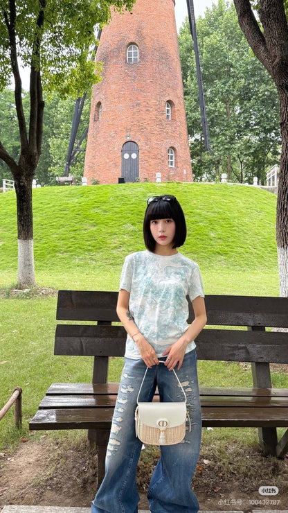 CD 25SS print t-shirt