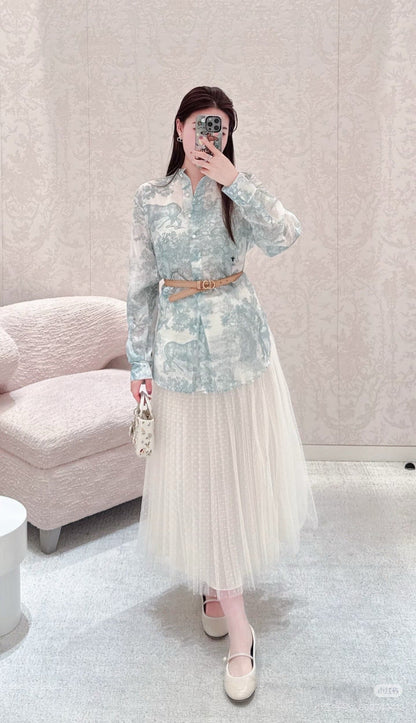 CD 25SS print shirt