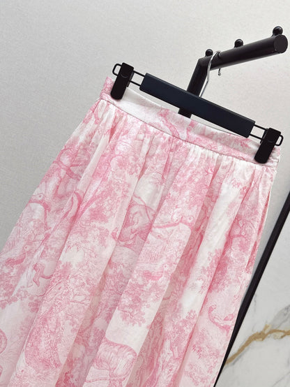 CD 25SS print skirt