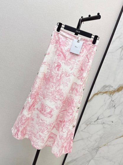 CD 25SS print skirt