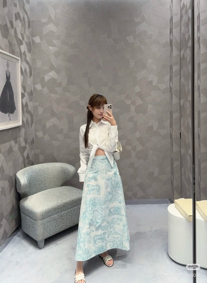 CD 25SS print skirt