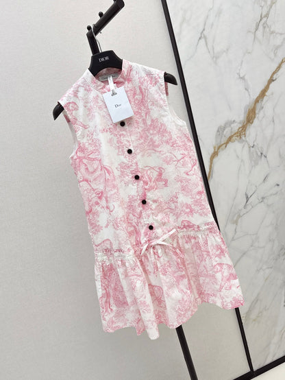 CD 25SS print dress