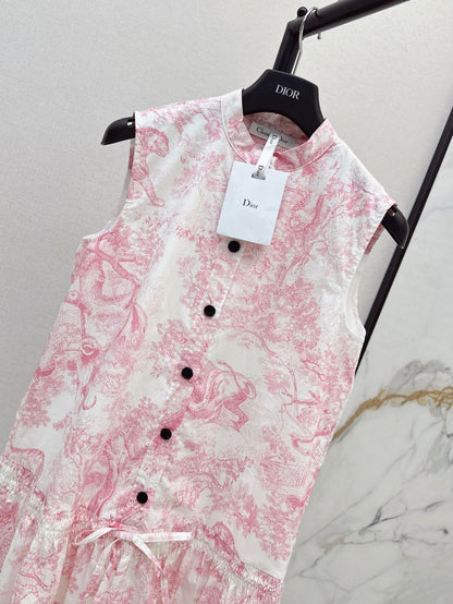 CD 25SS print dress