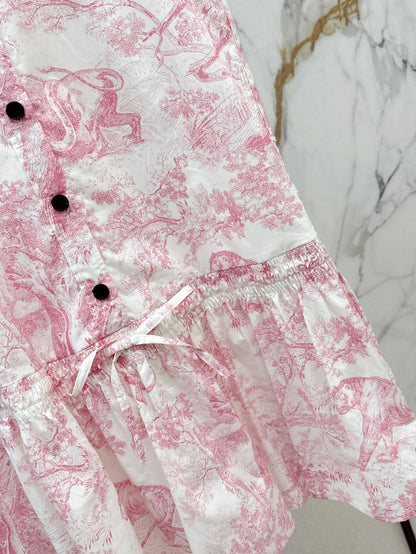CD 25SS print dress