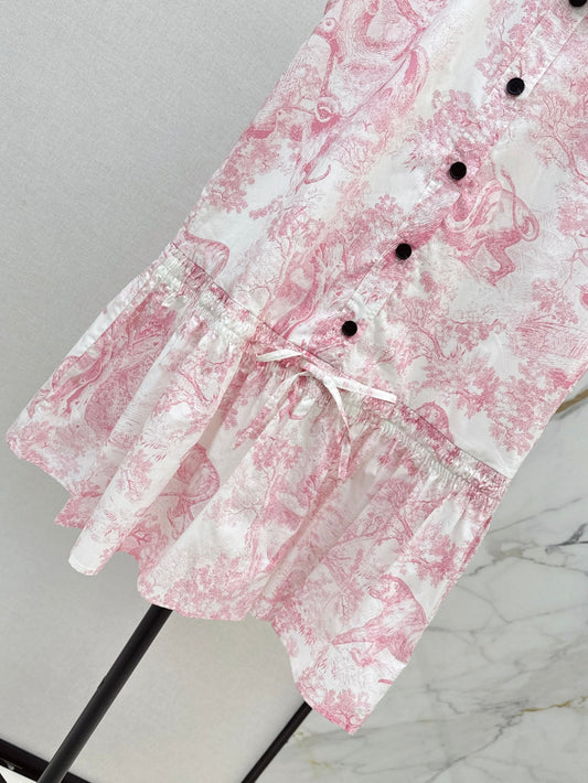 CD 25SS print dress