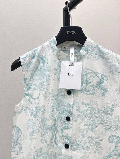 CD 25SS print dress