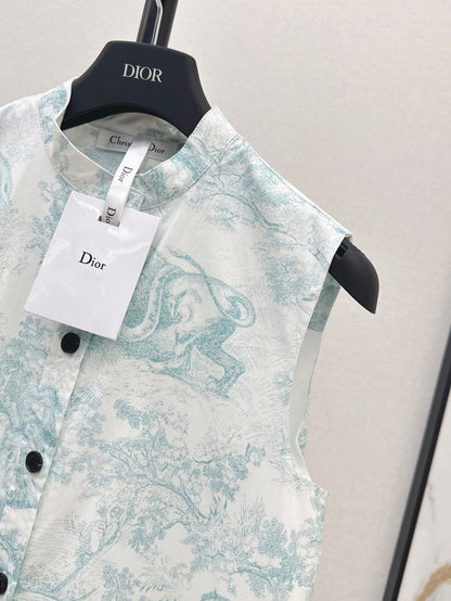 CD 25SS print dress