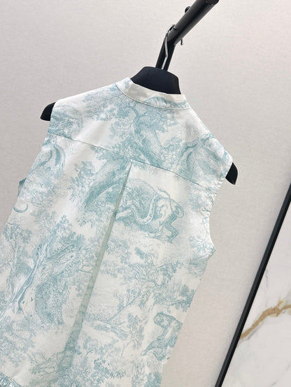 CD 25SS print dress