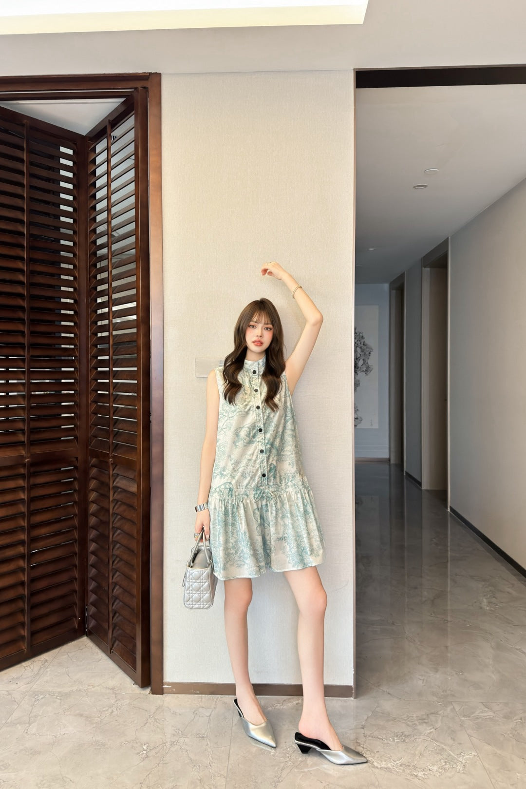 CD 25SS print dress