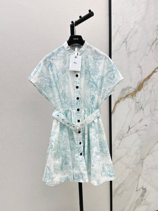 CD 25SS print dress