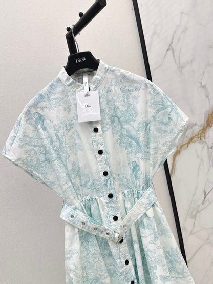 CD 25SS print dress