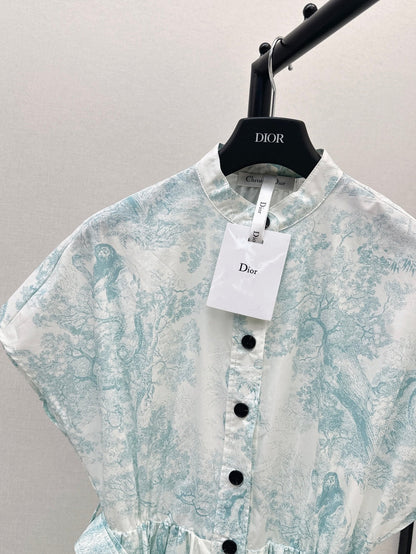 CD 25SS print dress