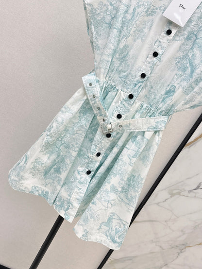 CD 25SS print dress