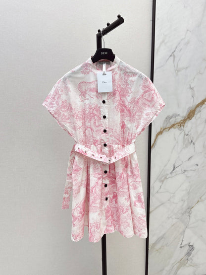 CD 25SS print dress