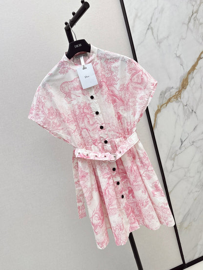 CD 25SS print dress