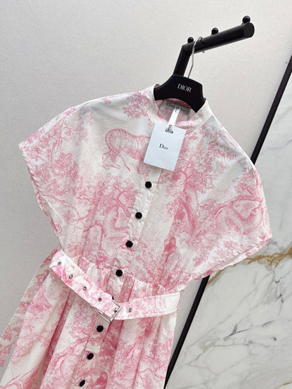CD 25SS print dress